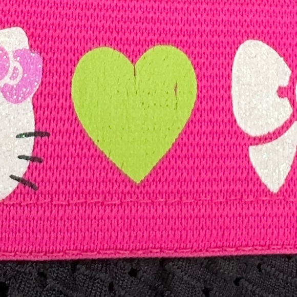 Pre-Loved Girls Hello Kitty Black Skirt with Pink Waistband, M 7/8 - Picture 4 of 6